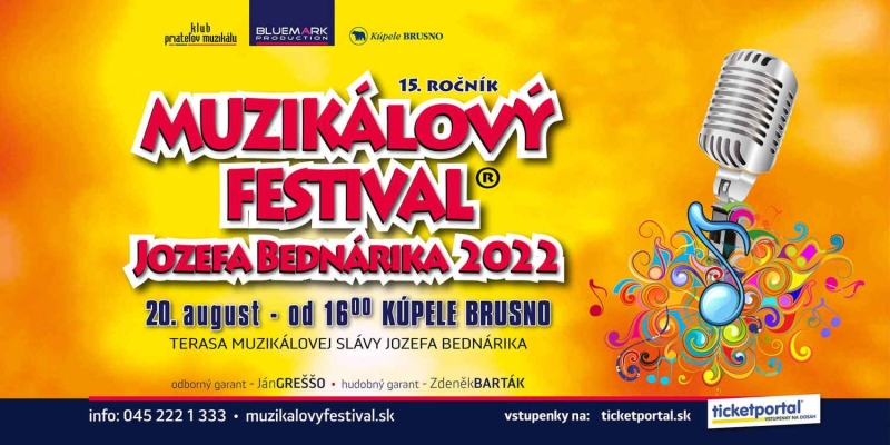 Muzikálový festival Jozefa Bednárika 2022