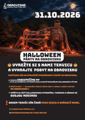 Halloween párty na Obrovisku
