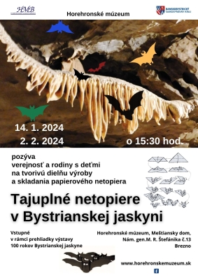 Tajuplné netopiere v Bystrianskej jaskyni (2)