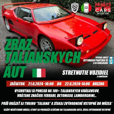 Zraz talianských áut
